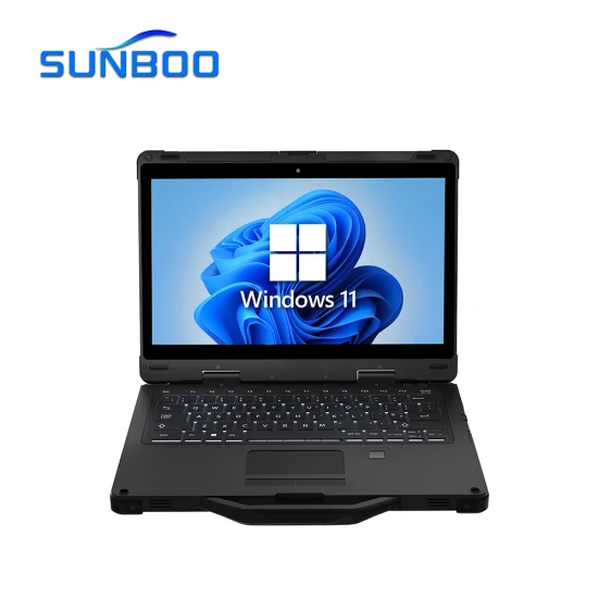 Portátil resistente industrial, ordenador portátil Windows, portátil resistente al aire libre